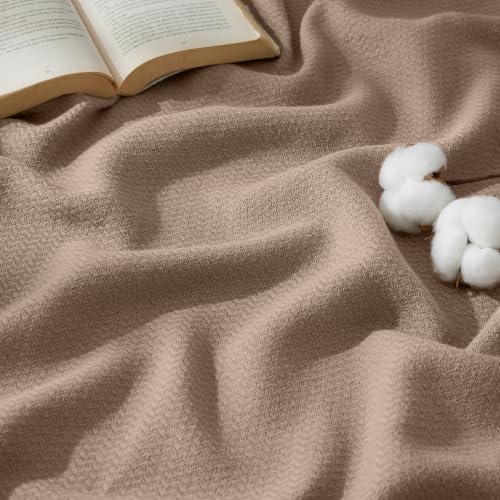 GentleSoft 100% Cotton Blanket King Size for Bed