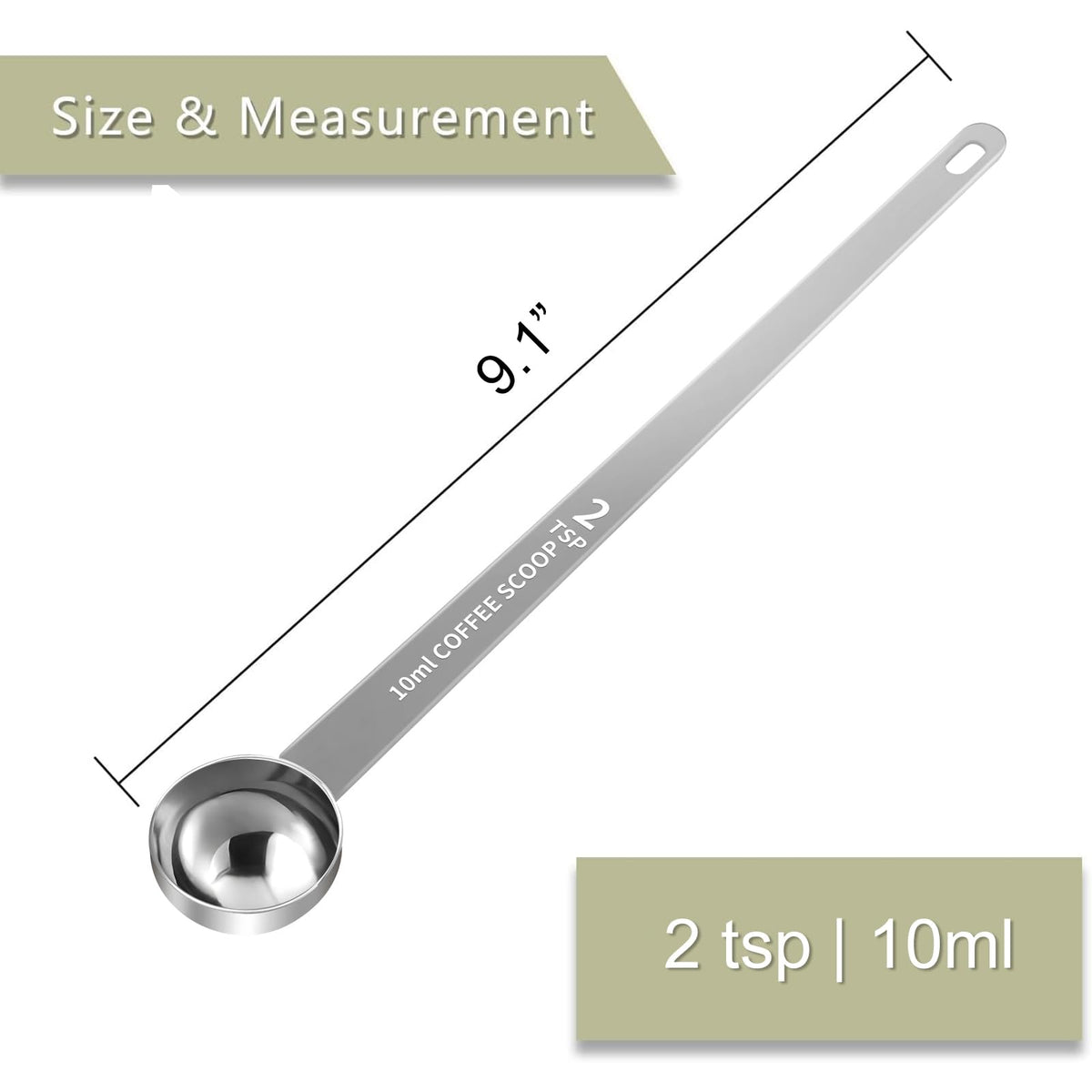 1PCS Extra Long Handle Coffee Scoop