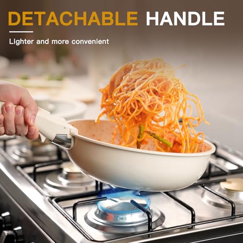 21 Pcs Pots and Pans Set Non Stick