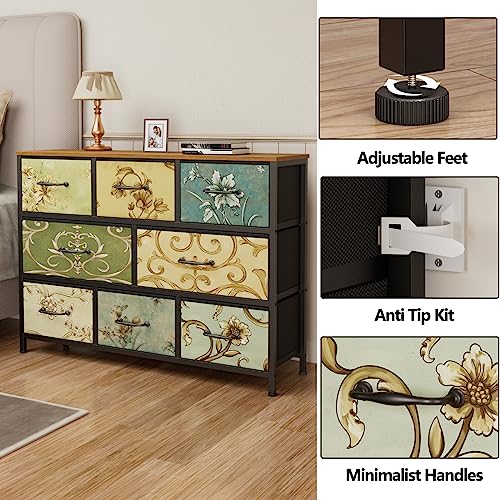 8 Drawer Dresser for Bedroom
