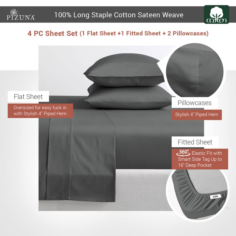 Pure 100% Cotton Sheets King Size