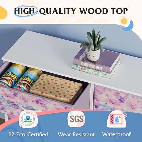 5 Drawer Fabric Dresser for Bedroom
