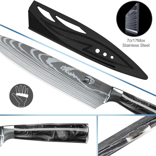 Chef Knife Sets with Roll Bag (9 Count)