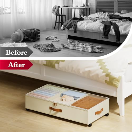 Under Bed Storage with Wheels (2 Count)