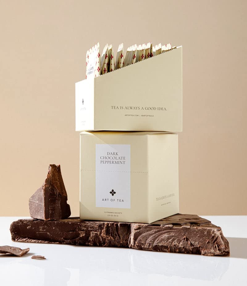 Dark Chocolate Peppermint 12 Count Tea Bags
