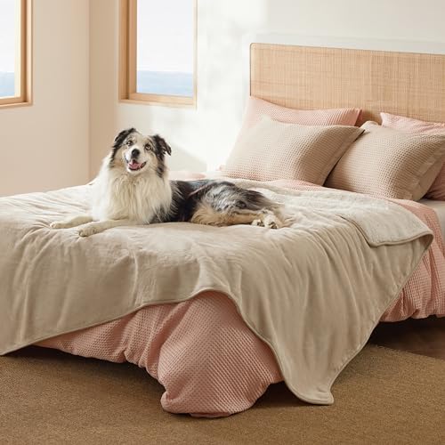 Waterproof Blanket for Bed Soft Sherpa Fleece Throw