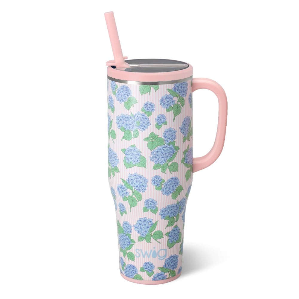 40oz Leakproof Mega Mug with Handle & Straw