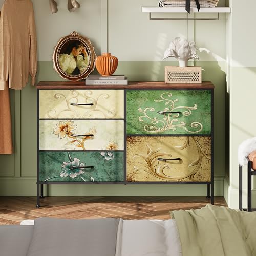 Dresser for Bedroom with 5 Drawers