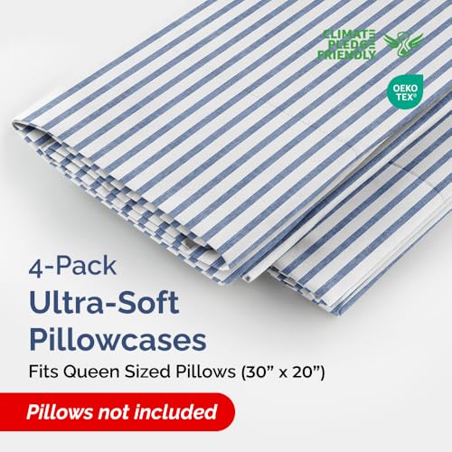 Queen Pillow Cases Set of 4 (4 Count)