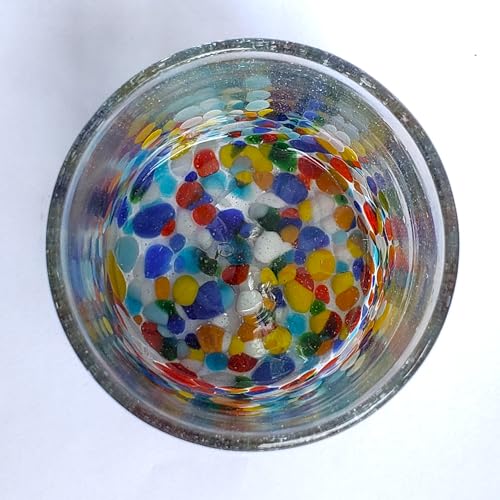 Clear & Confetti 9 oz Short Tumblers (6 Count)