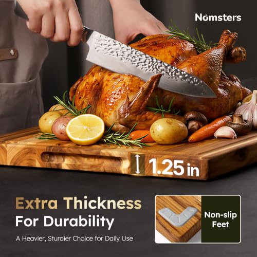 2 Piece Teak Cutting Board Set