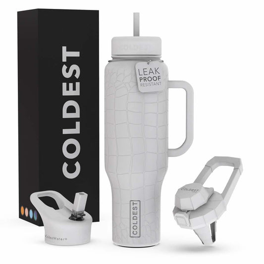 Coldest Tumbler with Handle and Straw