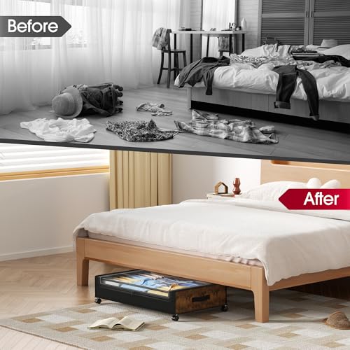 Under Bed Storage with Wheels (4 Count)