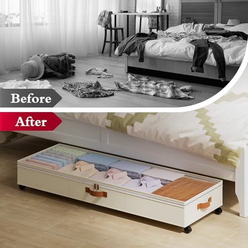 85 L Under Bed Storage with Wheels (2 Count)