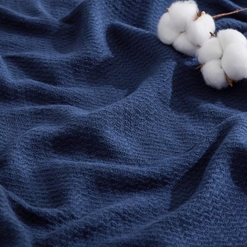 GentleSoft 100% Cotton Blanket King Size for Bed