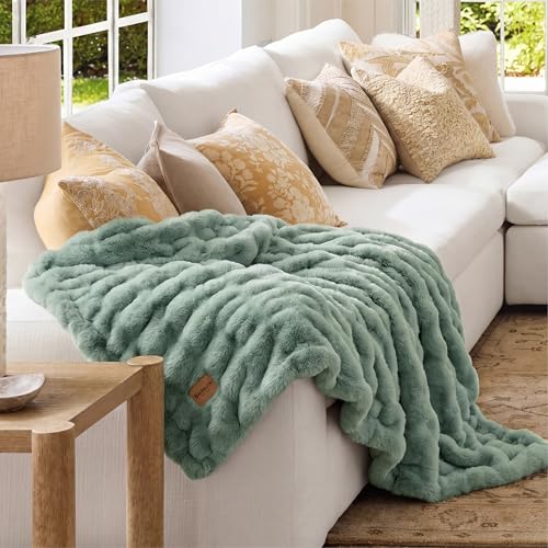 GentleSoft Faux Fur Throw XL Blanket