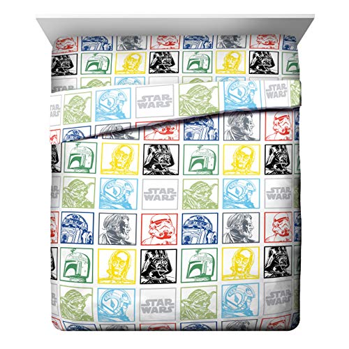Star Wars Queen Comforter Set 5 Piece Soft Bedding for Boys