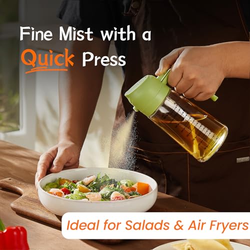 16oz 470ml Glass Olive Oil Sprayer for Cooking
