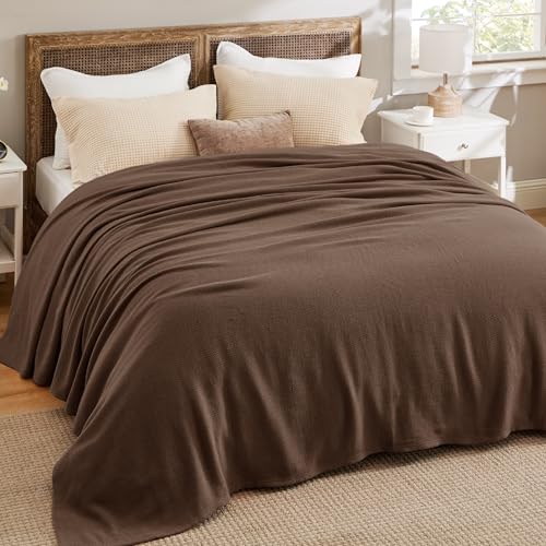 GentleSoft 100% Cotton Blanket Queen Size for Bed