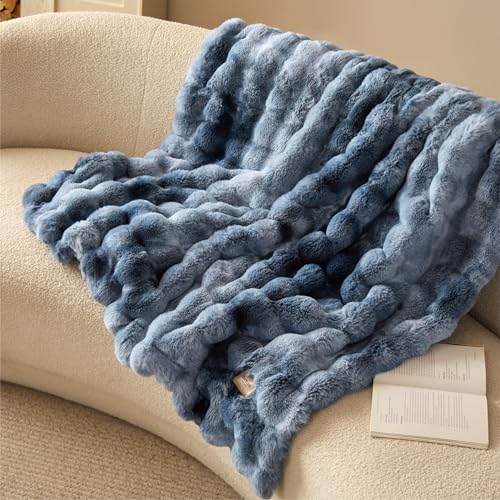 GentleSoft Faux Fur Throw XL Blanket