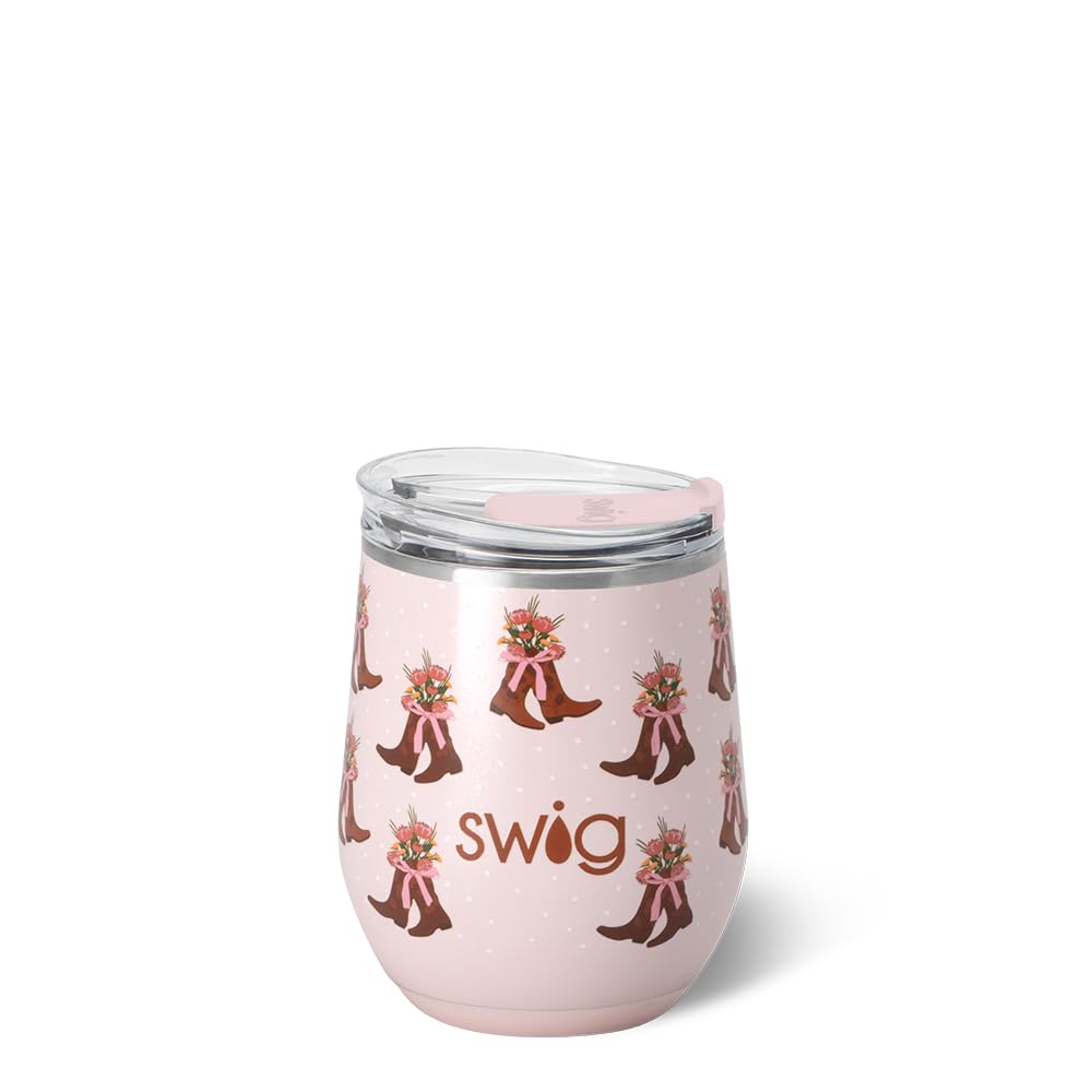 12oz Insulated Wine Tumbler with Lid