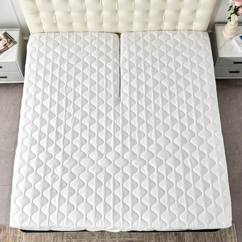 Waterproof Split Top Queen Mattress Protector for Adjustable Bed