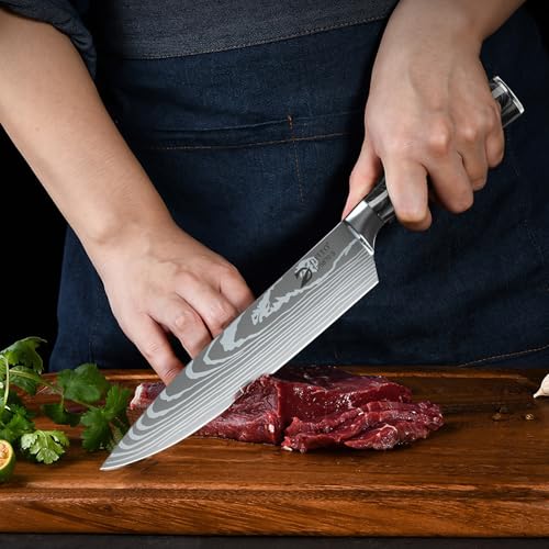 Chef Knife Sets with Roll Bag (9 Count)