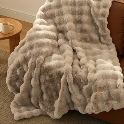 GentleSoft Faux Fur Throw XL Blanket