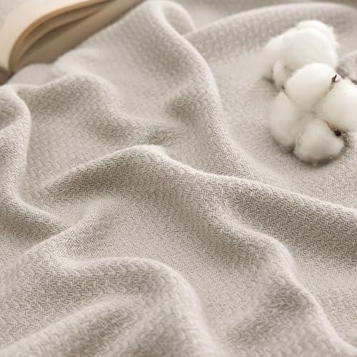GentleSoft 100% Cotton Blanket Full Size for Bed