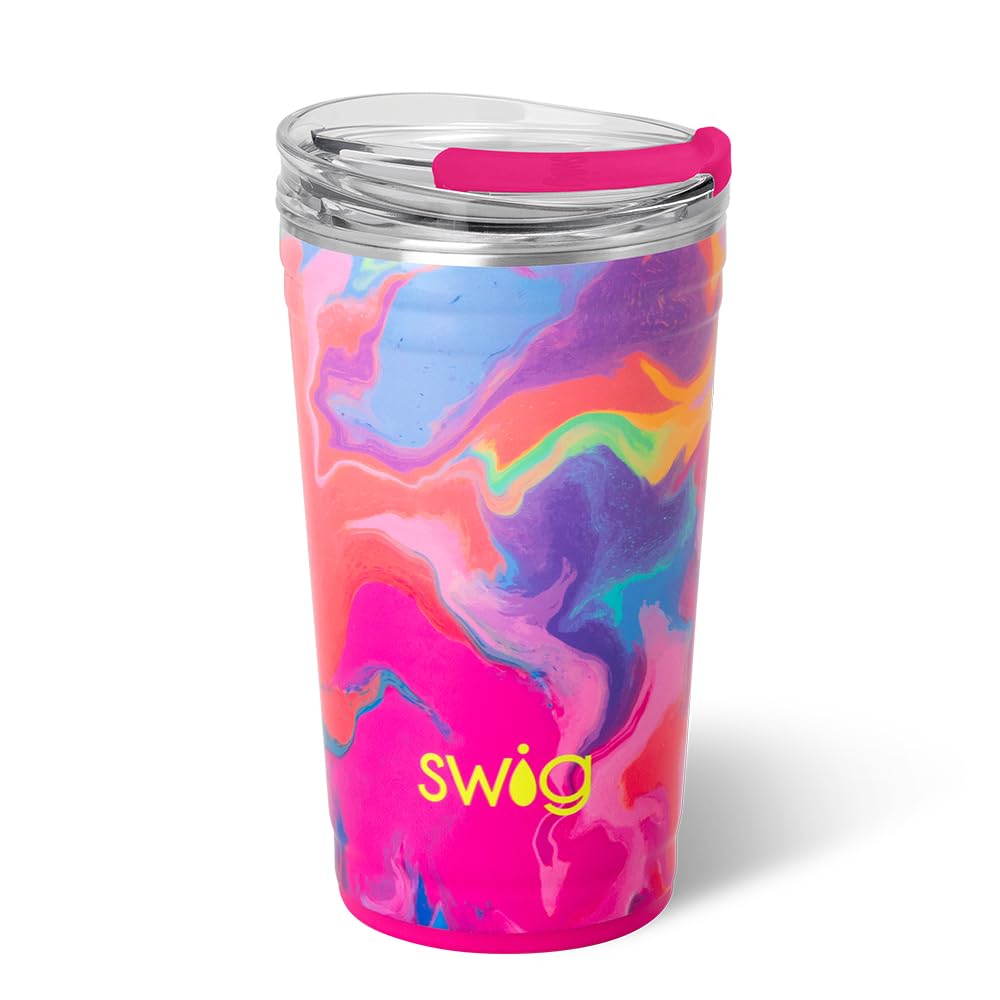 24oz Insulated Party Cup with EZ Slider Lid