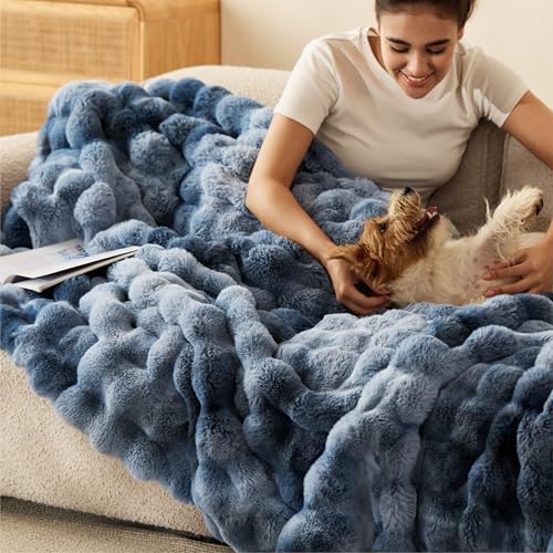 GentleSoft Faux Fur Throw XL Blanket