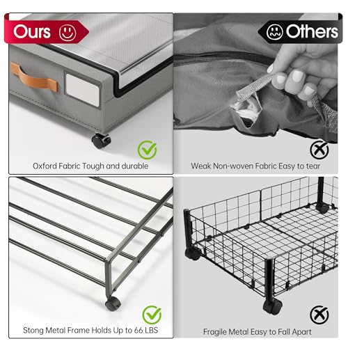 Under Bed Storage with Wheels (2 Count)