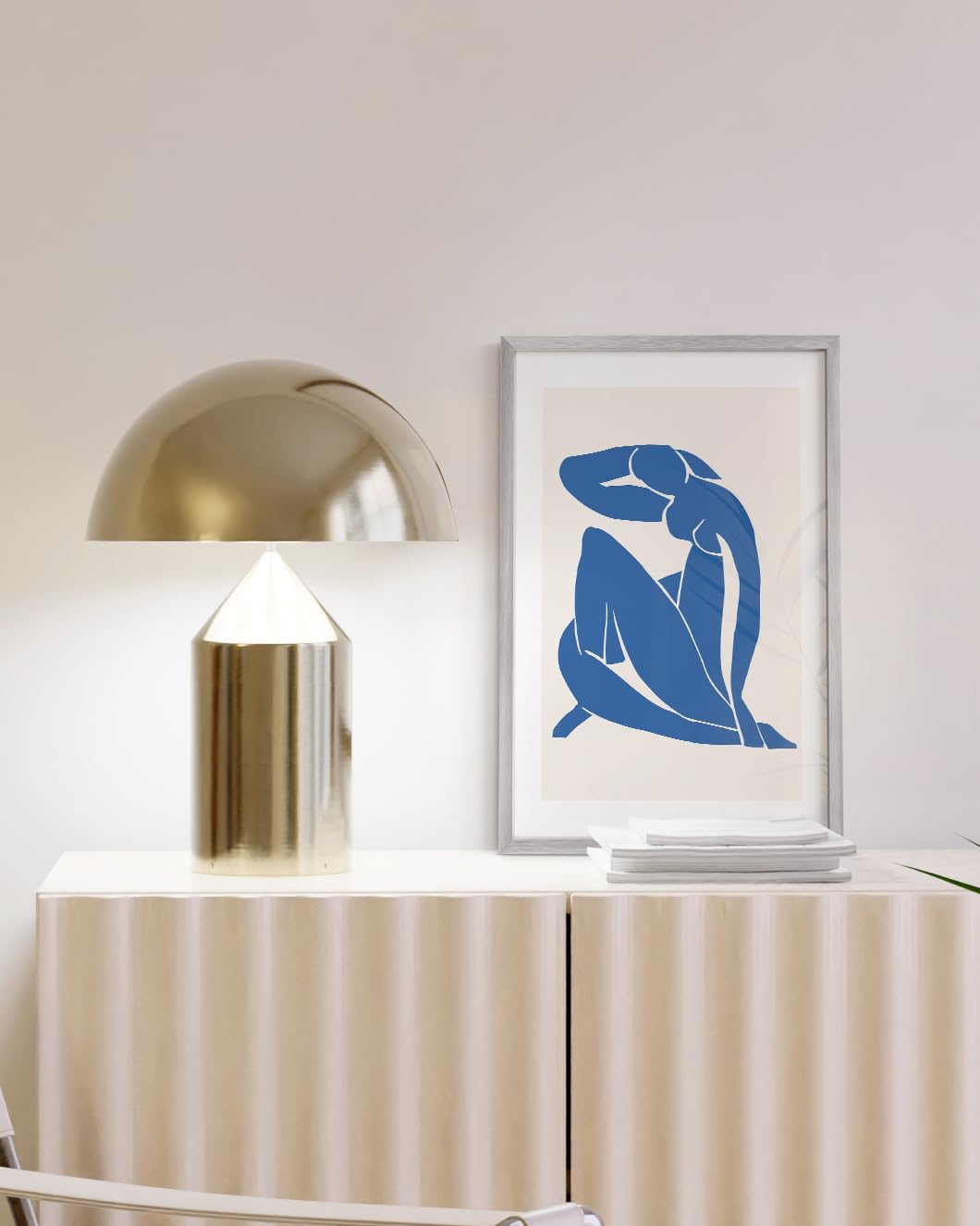 Standalone Silver Aluminum Frame Set of 1