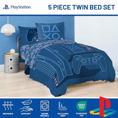 Kids Bed Set Blue