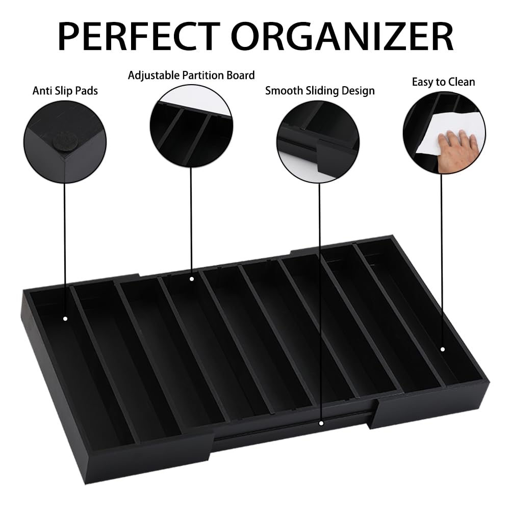 K Cup Holder Bamboo Coffee Pod Holder Drawer Organizer