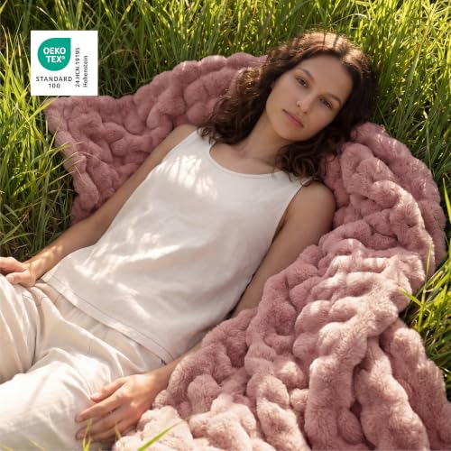 GentleSoft Faux Fur Throw XL Blanket