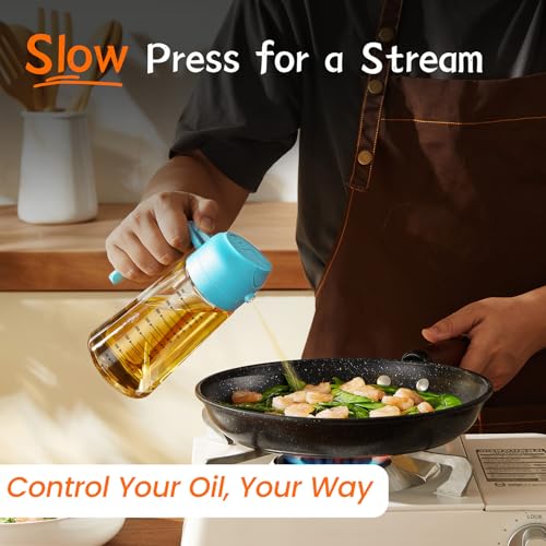 16oz 470ml Glass Olive Oil Sprayer for Cooking