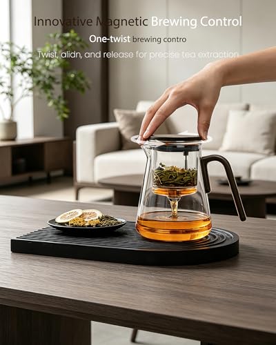 Echanted Teapot with Infuser for Loose Tea