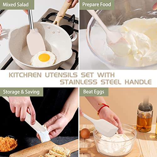 Stainless Steel Kitchen Cooking Utensil Set (15 Count)