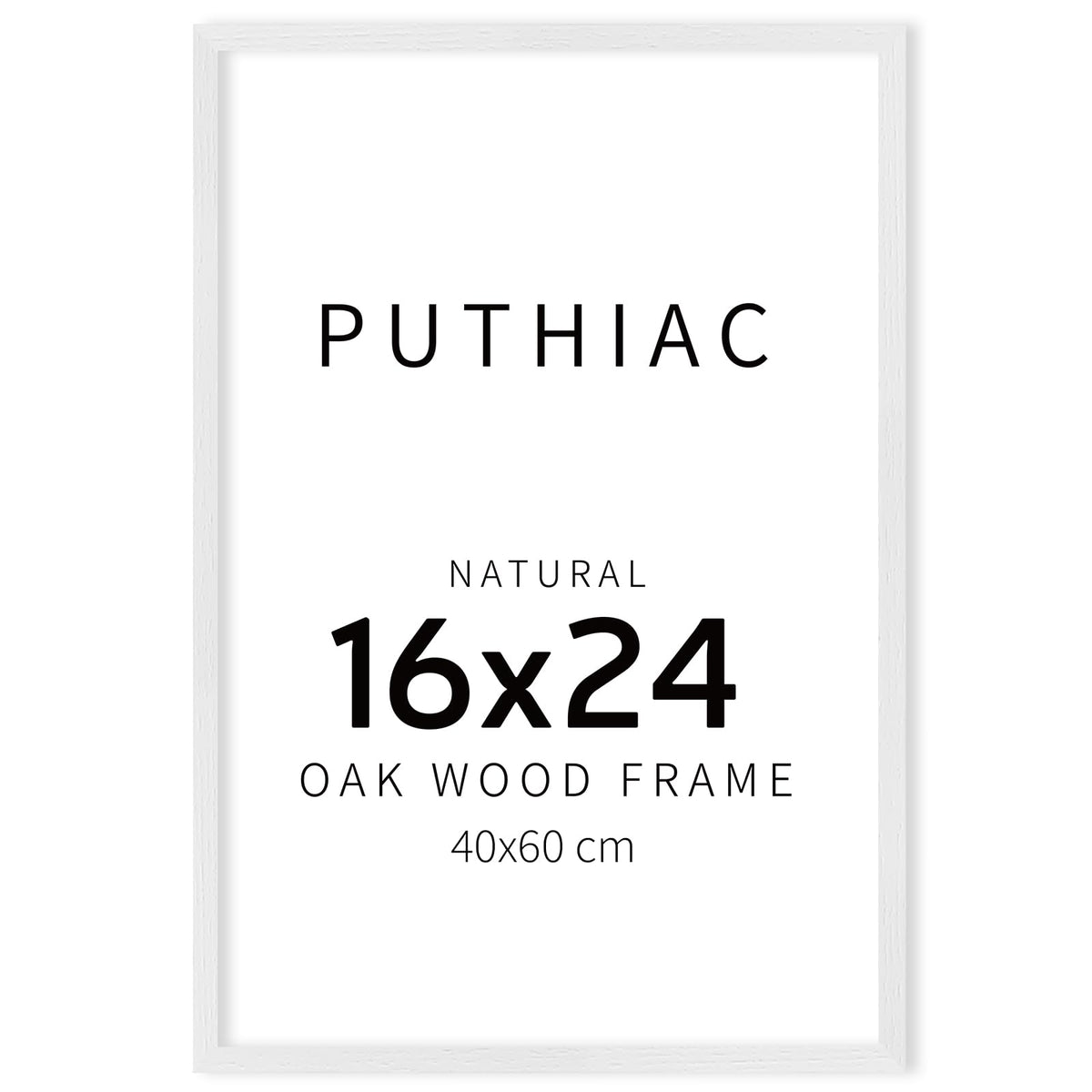 16x24 Solid Oak Wood Picture Frame