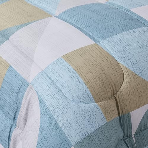 Geometric Comforter Set Queen with Sheets Bed in a Bag