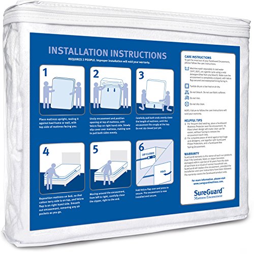 Twin XL (13-16" Deep) Zippered Mattress Protector Encasement