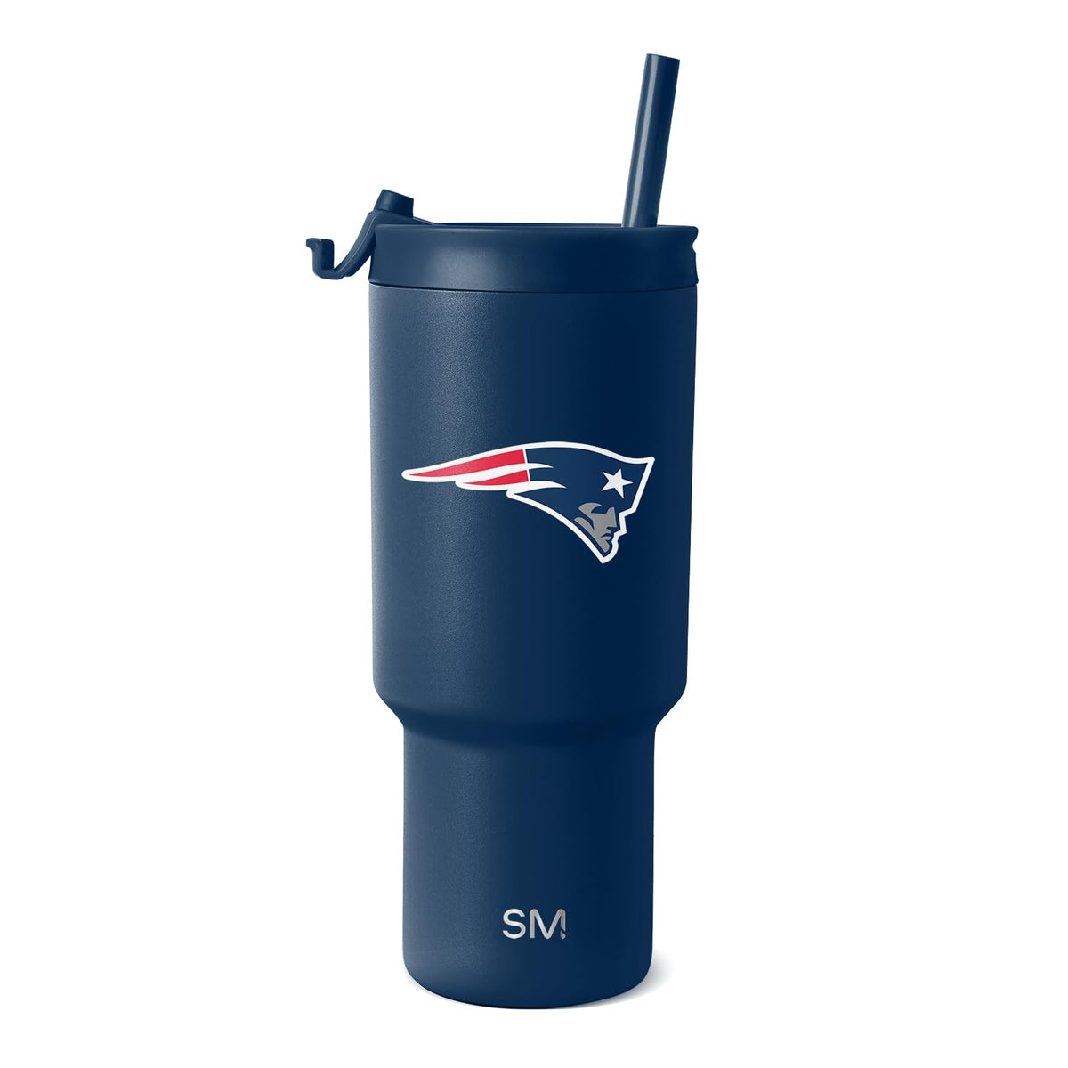 New England Patriots Tumbler with Flip Lid