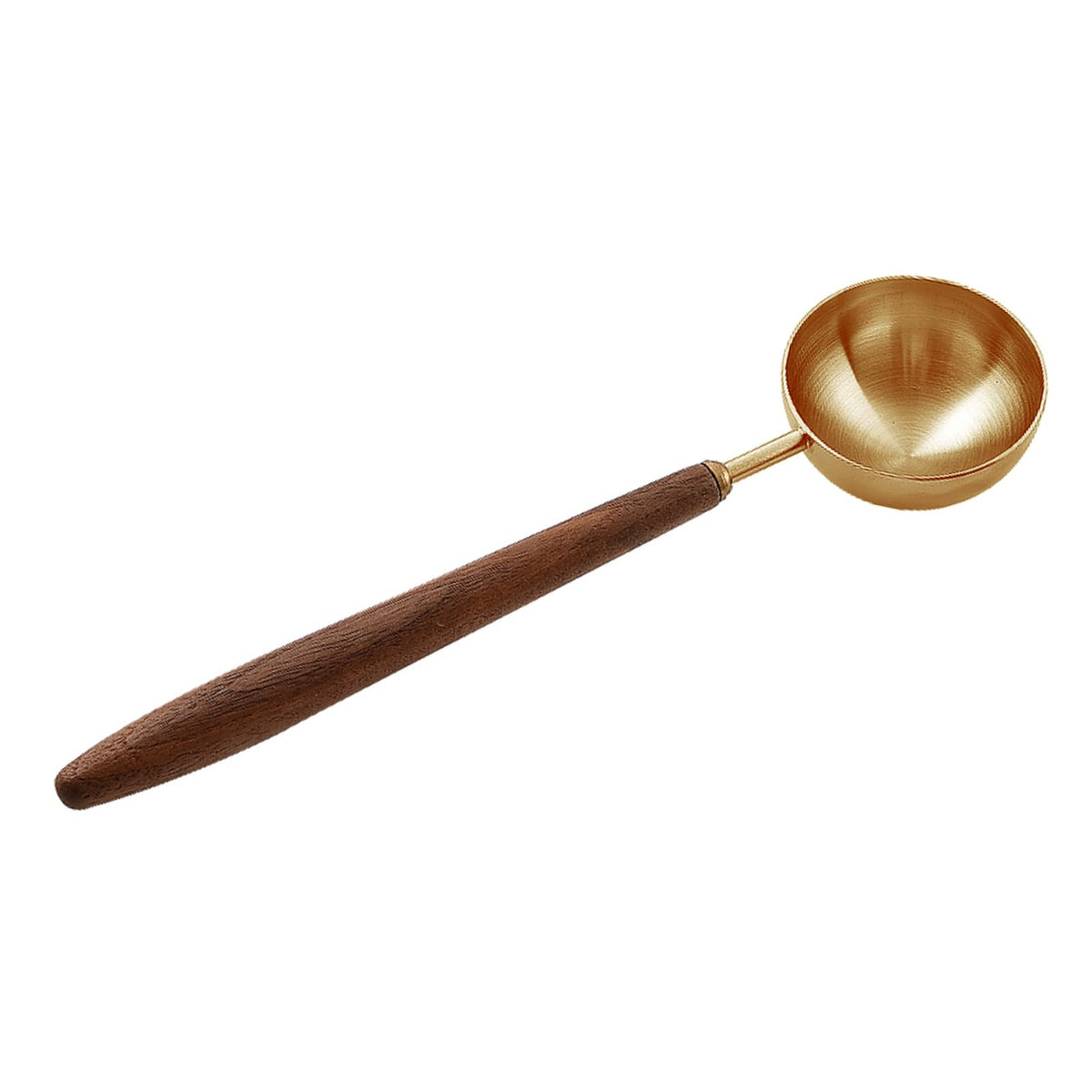 Coffee Spoon Vintage Walnut Wood Handle