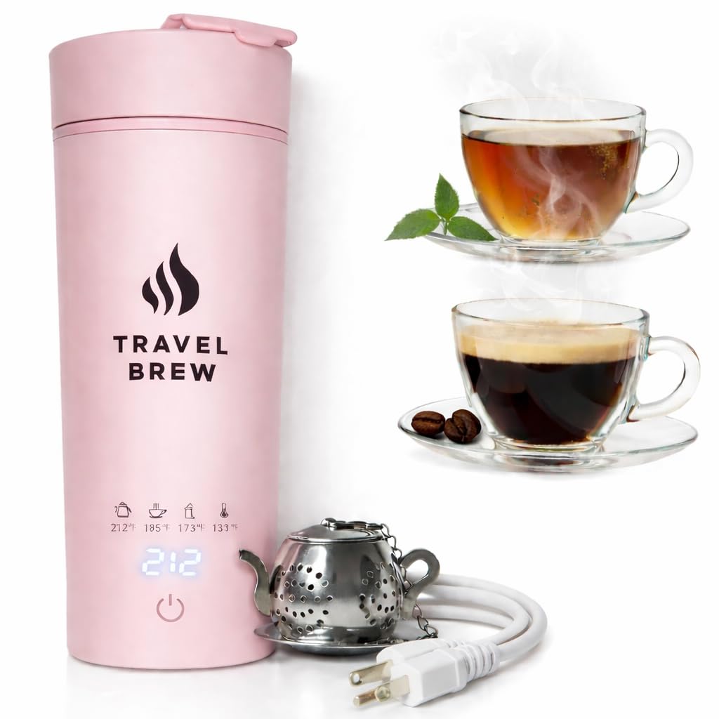 Portable Travel Kettle with Tea Infuser