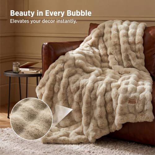 GentleSoft Faux Fur Throw XL Blanket