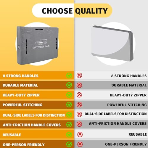 Mattress Bags for Moving and Storage