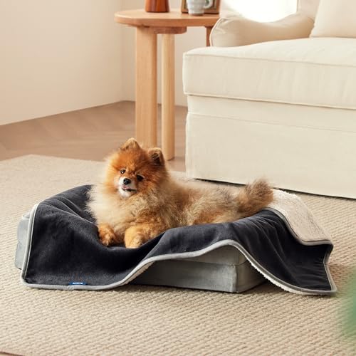 Waterproof Dog Blankets for Small Dogs Soft Cat Blanket Warm