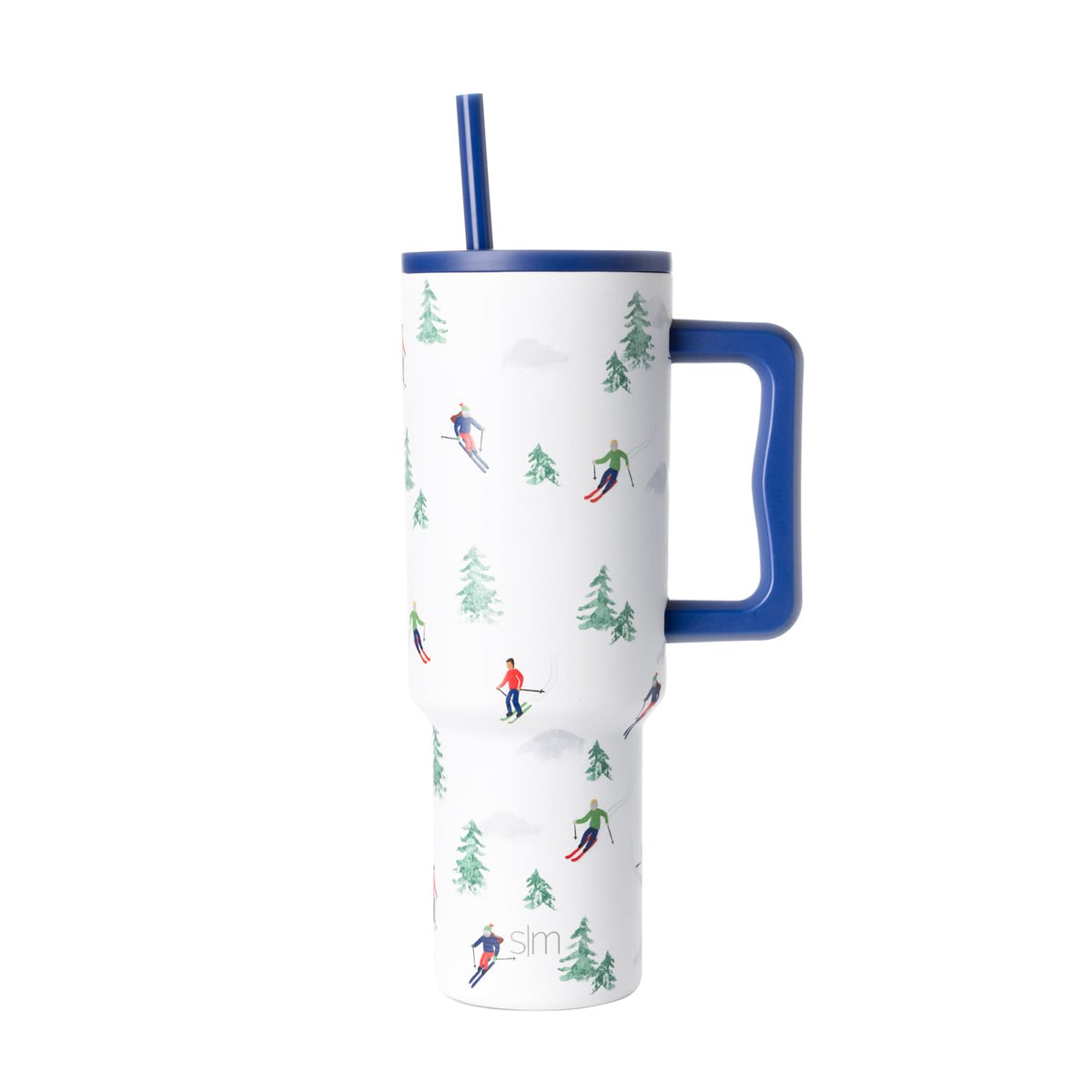 Tumbler with Handle and Straw
