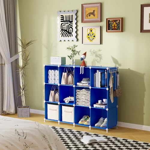 Cube Storage Organizer Closet Organizers 12 Cube Storage Shelves